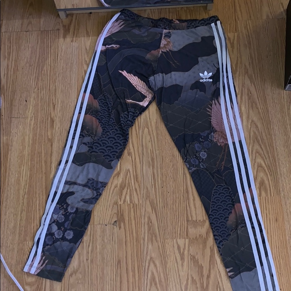 Adidas patterned tights